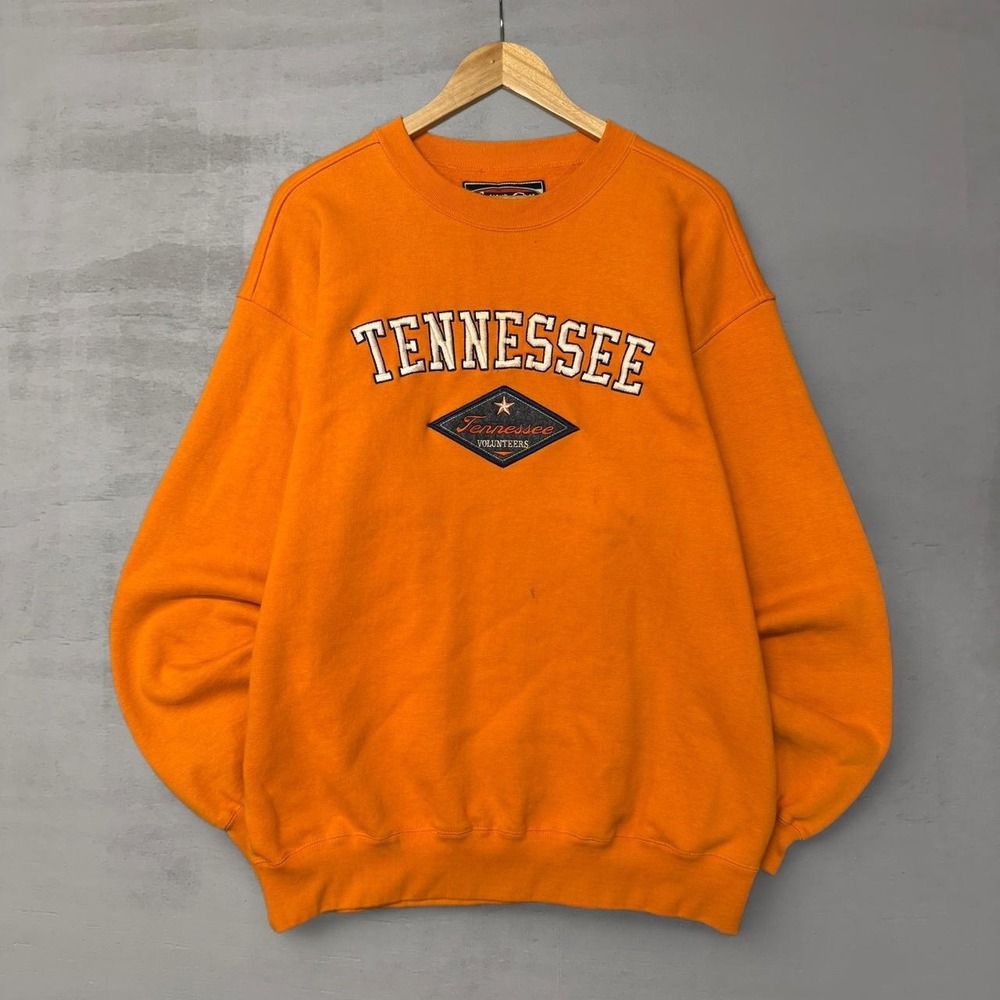 Vintage‎ Tennessee Volunteers Orange Crewneck Sweatshirt 90s Men's XL